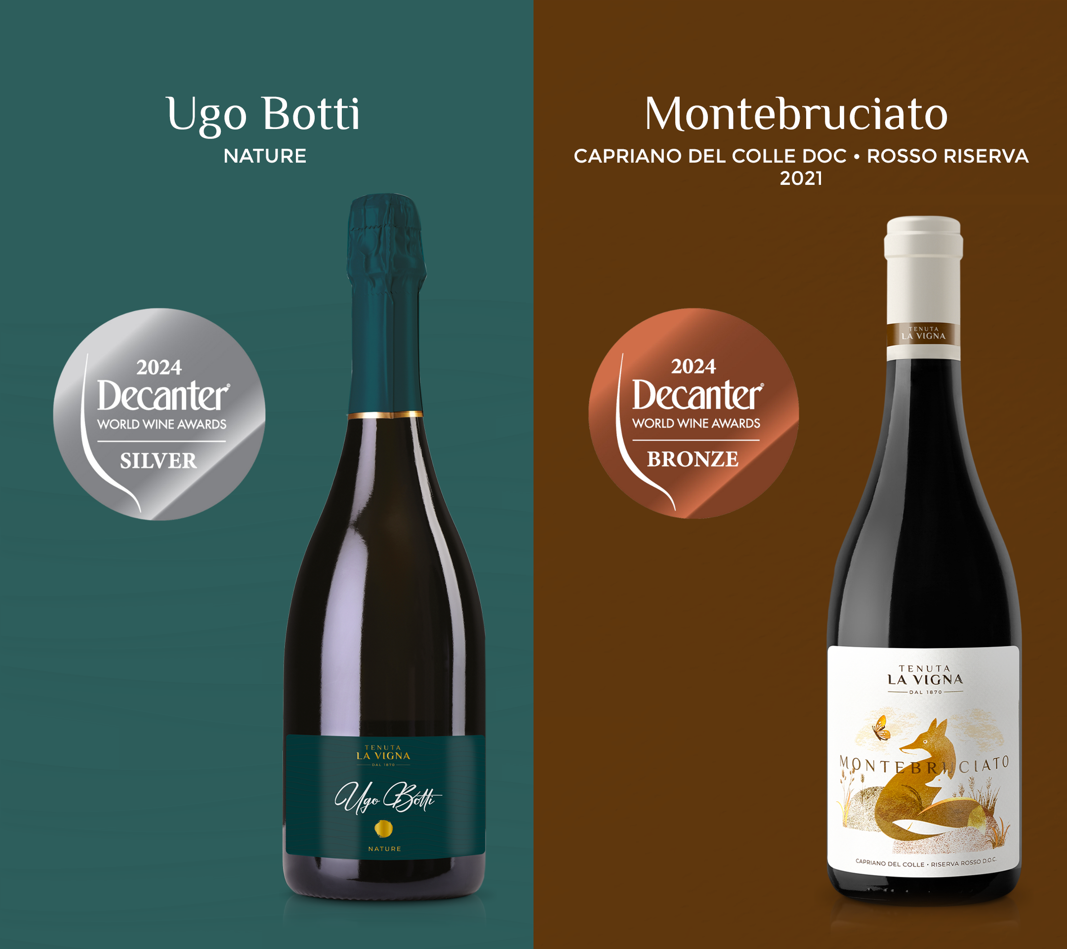 Ugo Botti e Montebruciato premiati ai Decanter World Wine Awards 2024